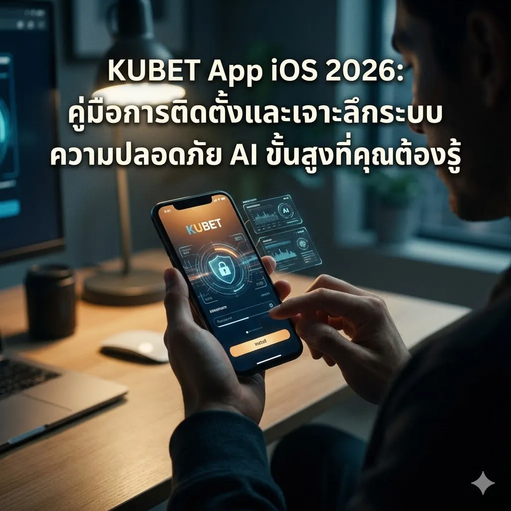 KUBET App iOS 2026: คู่มือการติดตั้งและเจาะลึกระบบความปลอดภัย AI ขั้นสูงที่คุณต้องรู้