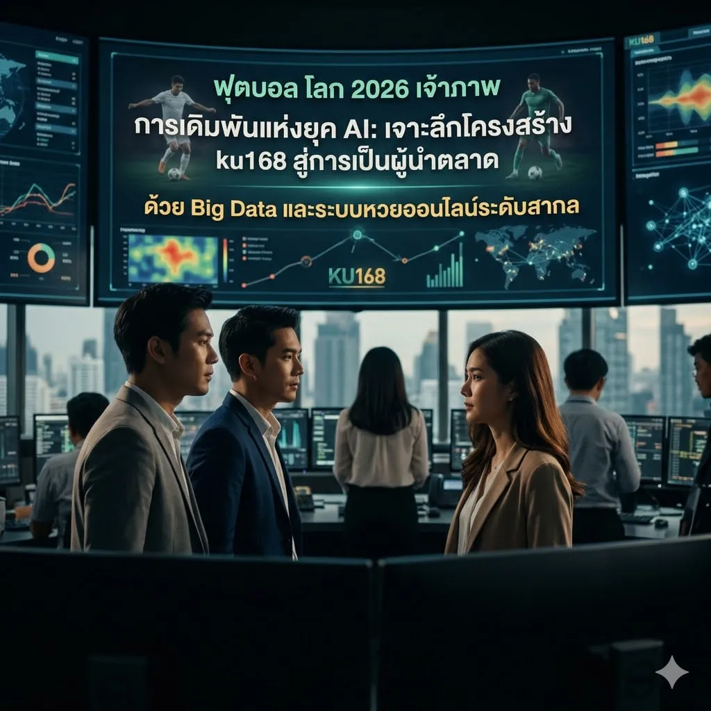 ฟุตบอล โลก 2026 เจ้าภาพ และการเดิมพันแห่งยุค AI: เจาะลึกโครงสร้าง ku168 สู่การเป็นผู้นำตลาดด้วย Big Data และระบบหวยออนไลน์ระดับสากล