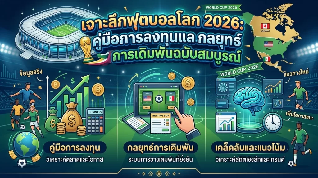 เจาะลึกฟุตบอลโลก 2026: คู่มือการลงทุนและกลยุทธ์การเดิมพันฉบับสมบูรณ์