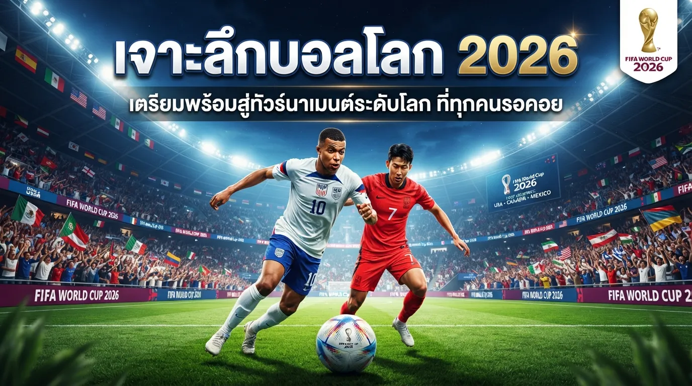 เจาะลึกบอลโลก 2026: เตรียมพร้อมสู่ทัวร์นาเมนต์ระดับโลก ที่ทุกคนรอคอย